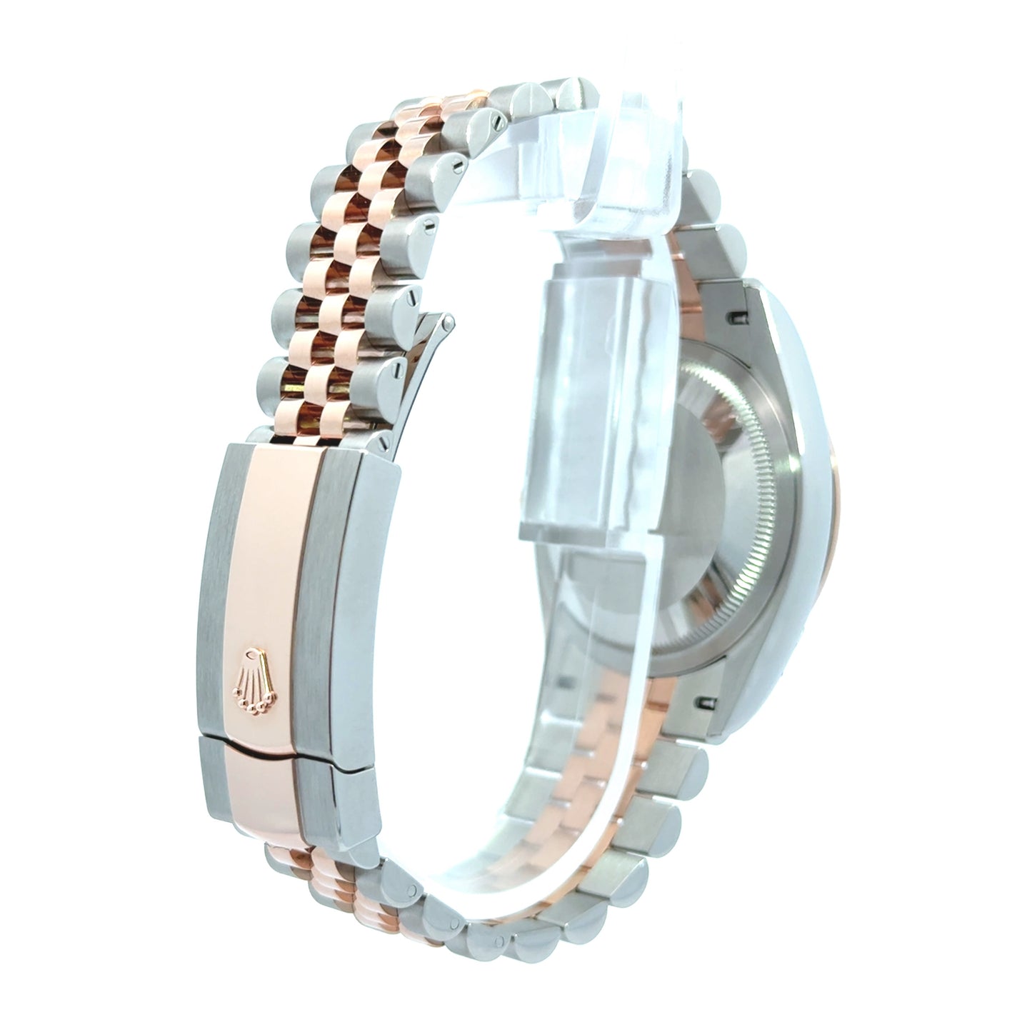 Rolex Datejust 36 126231 Jubilee Steel & 18K Rose Gold with White Roman Numeral Dial