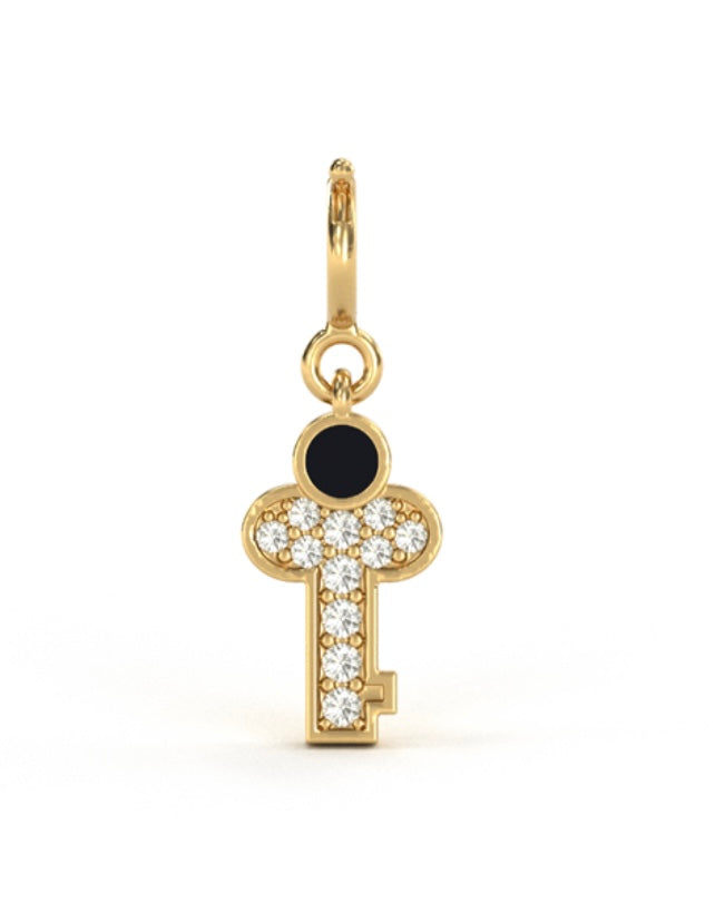 Diamond Key Charm