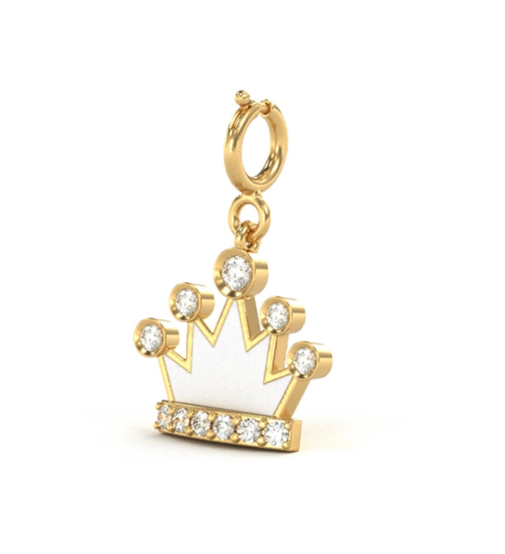 Diamond Crown Charm