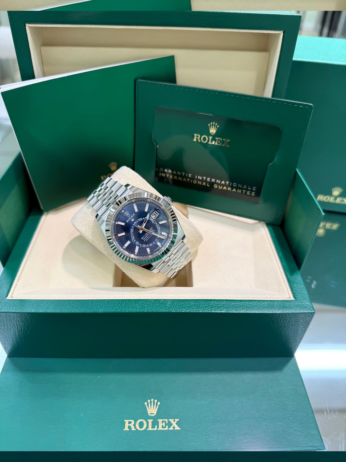 Rolex Sky-Dweller 336934 Blue Dial with Jubilee Band