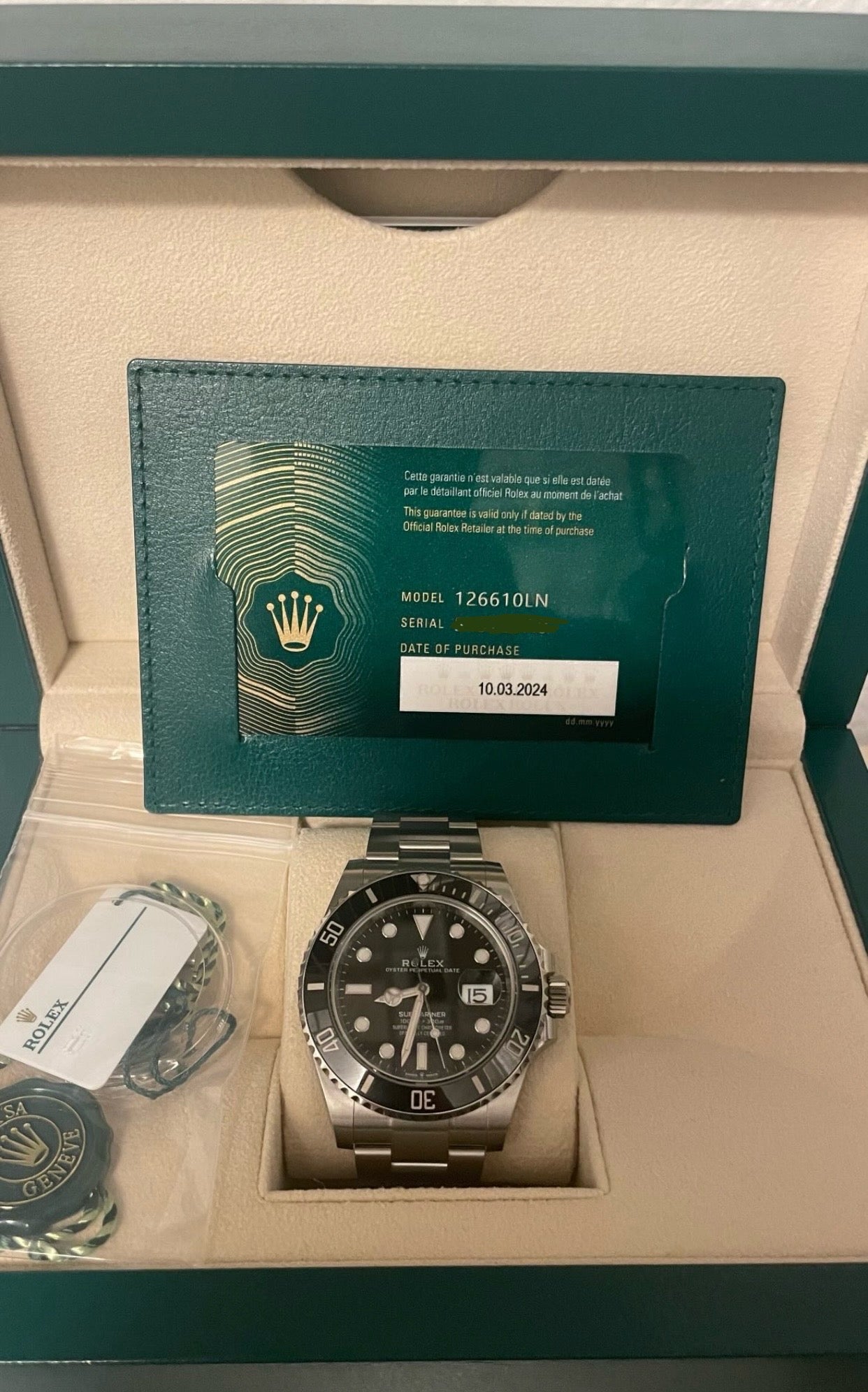 Rolex 41mm Submariner Date 126610LN