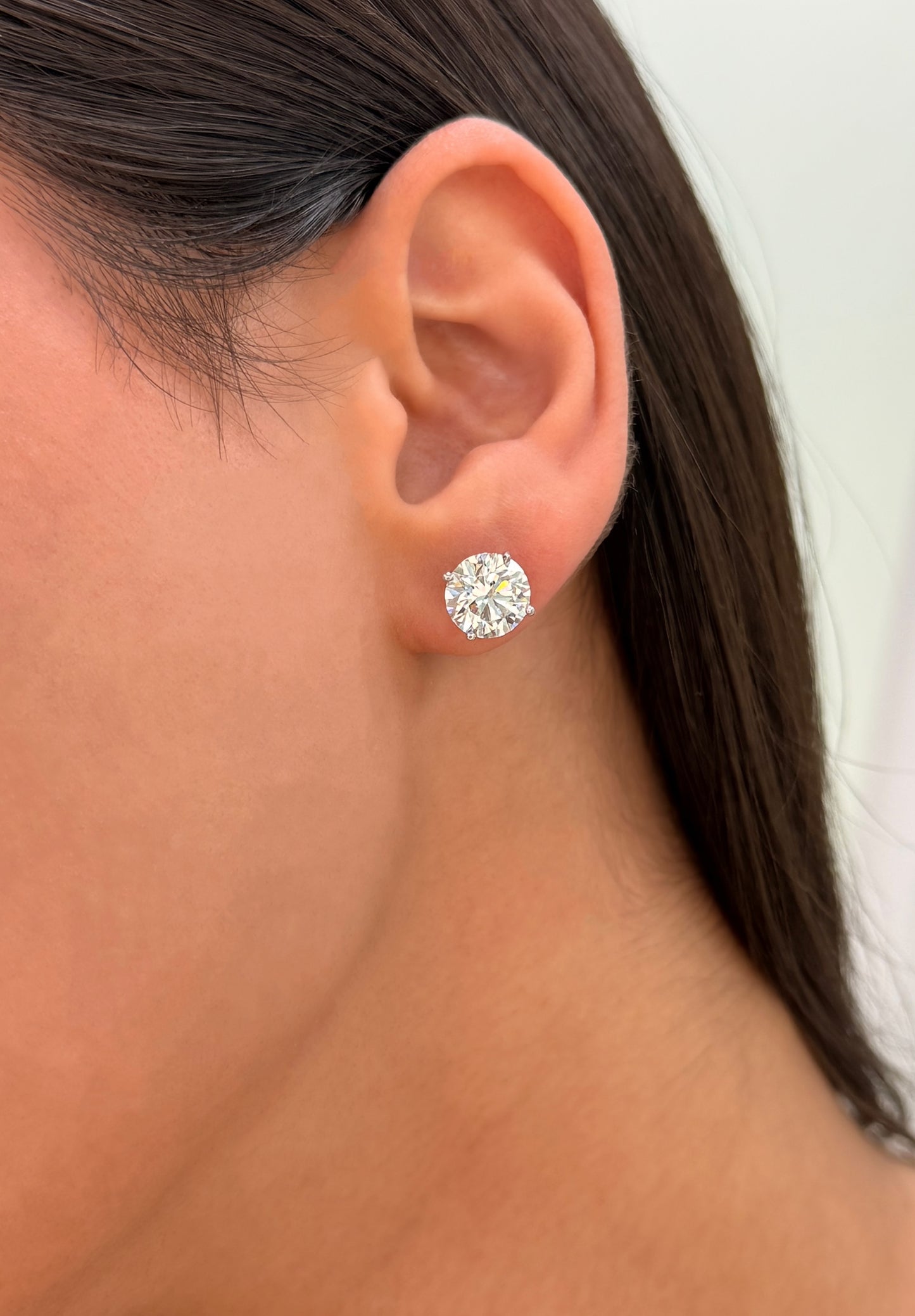 Lab Grown VS Clarity Diamond Stud Earrings