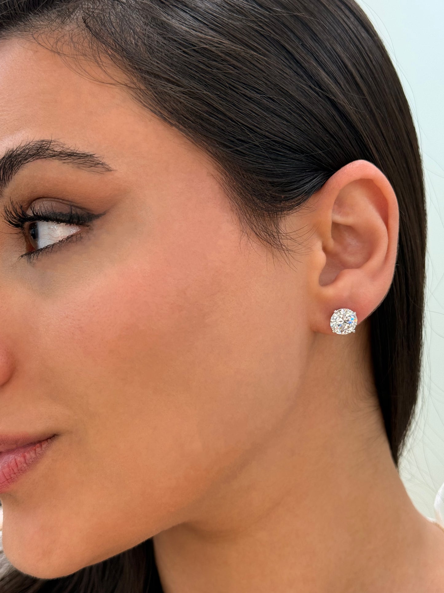 Lab Grown VS Clarity Diamond Stud Earrings