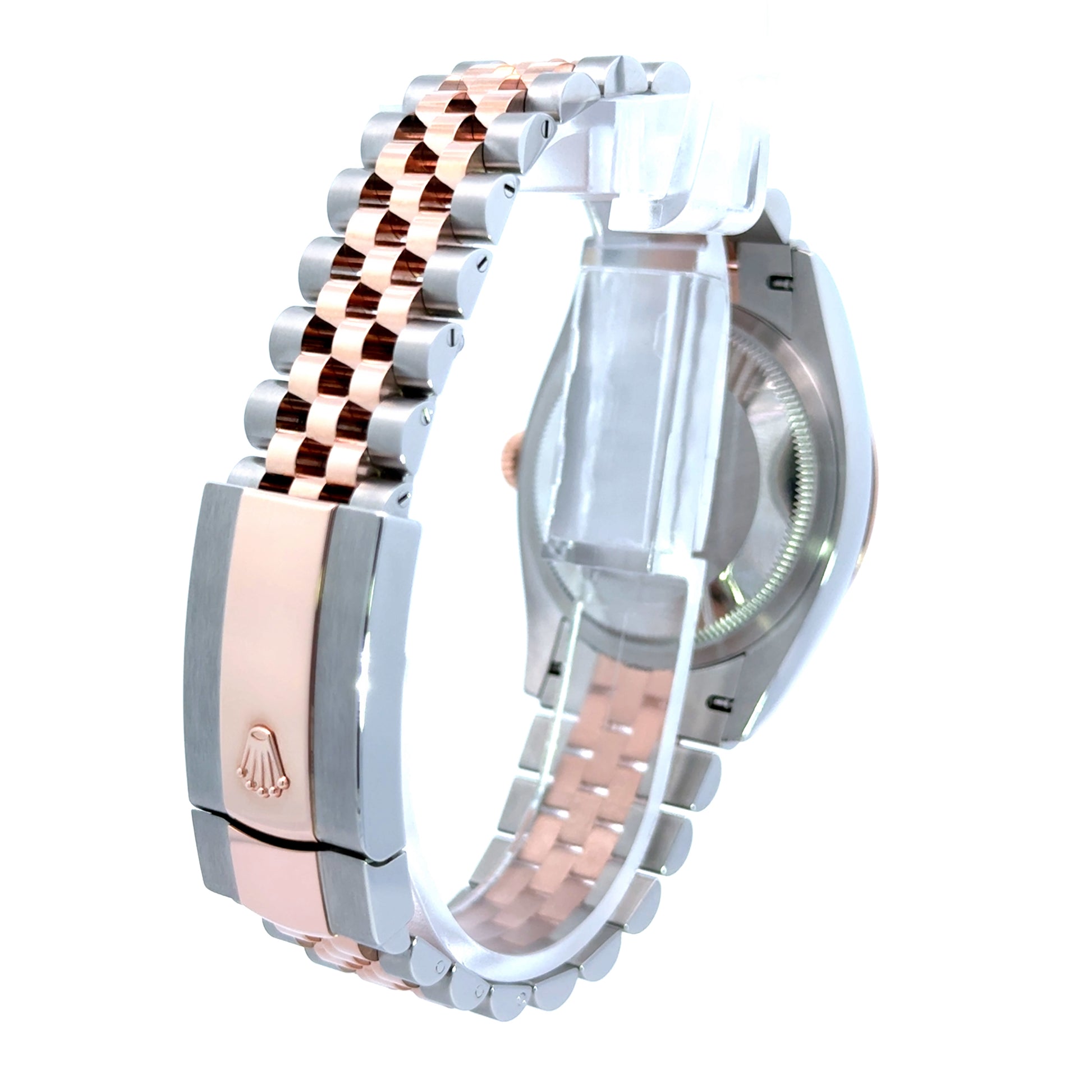 Rolex Datejust 36MM 126231 Jubilee Steel & 18K Rose Gold MOP Diamond Dial, Two tone Rolex with jubilee band and fluted bezel and mother of pearl diamond dial new 2026 