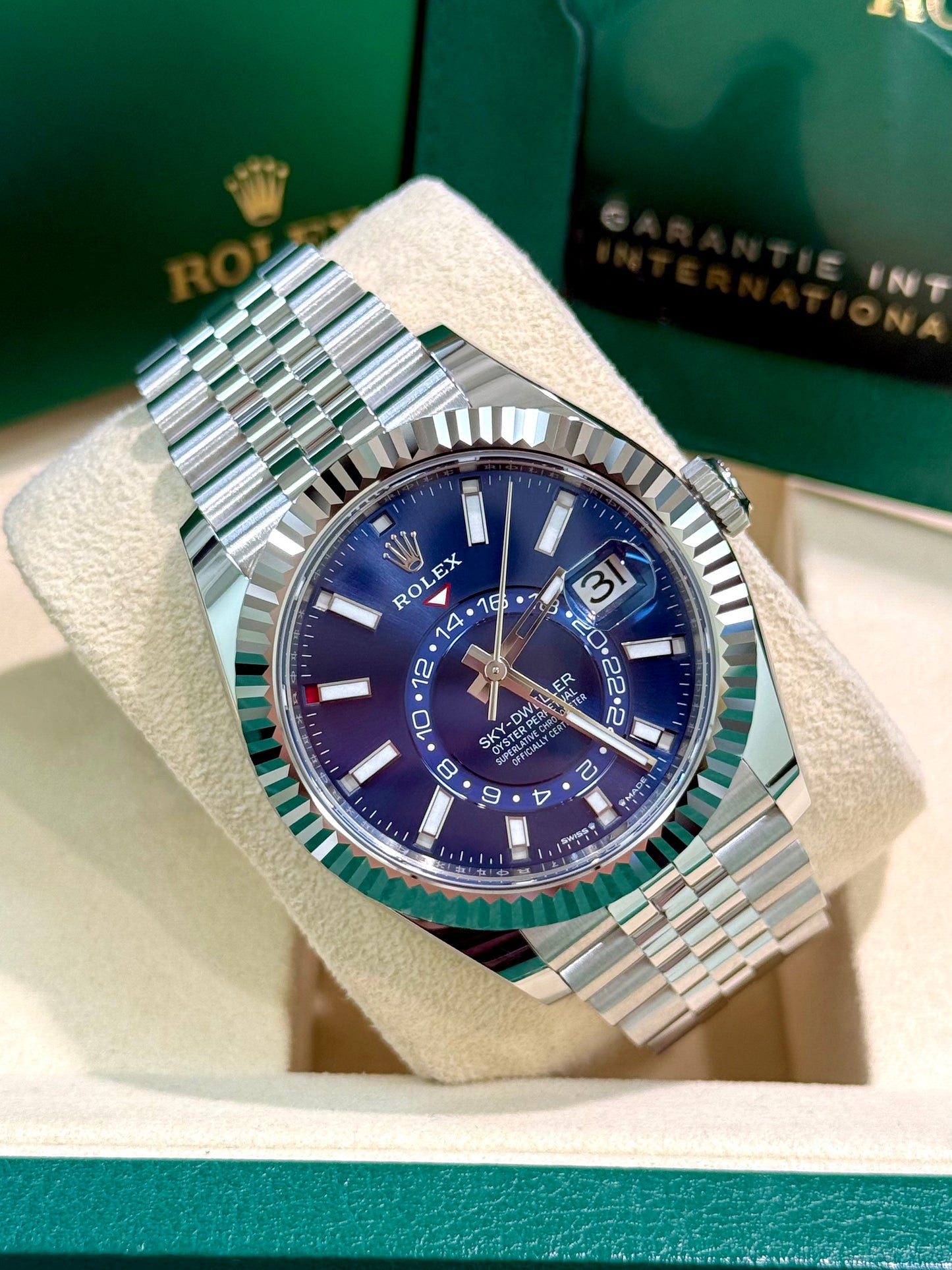 Rolex Sky-Dweller 336934 Blue Dial with Jubilee Band