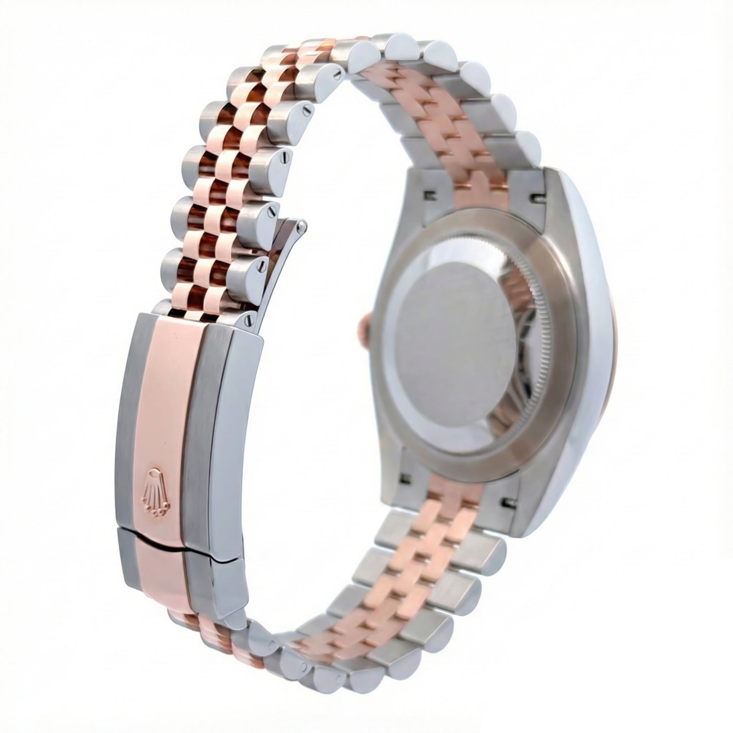 126331 Date Just 2 Rolex 41mm, Stainless steel and 18K rose gold, Wimbledon dial, new 2025. Classy Watch. Jubilee band. Fluted Bezel. 