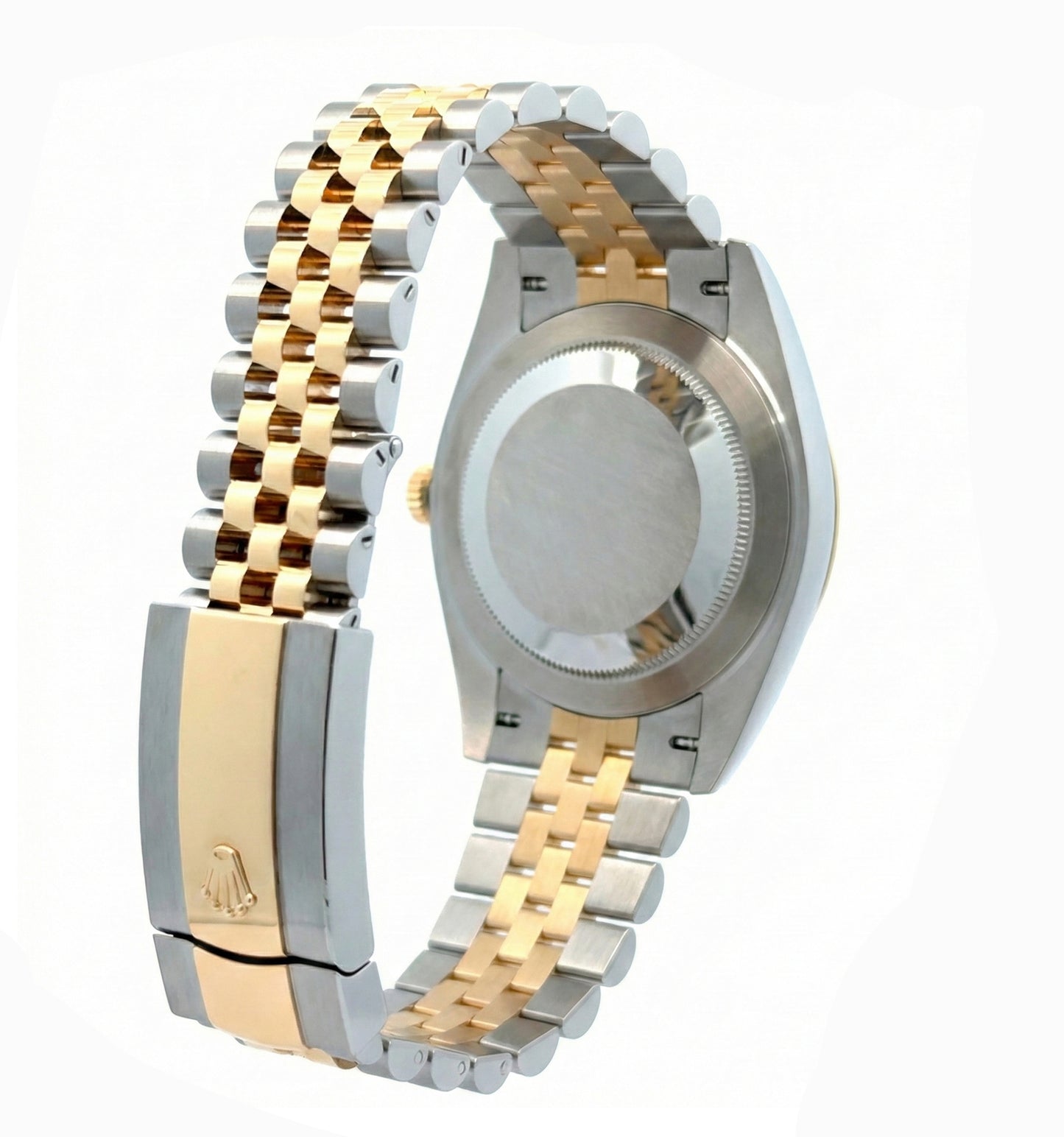 Rolex 41mm Date-Just in Two Tone Yellow Gold Jubilee Band and Black Index Dial New, 126333, classy men watch, Rolex lover. Two tone 18k yellow gold Rolex date just 2